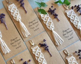 Digital Macrame Keychain Pattern PA01 - Instant Download