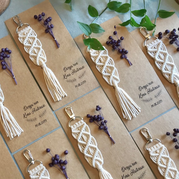 Digital Macrame Keychain Pattern PA01 - Instant Download