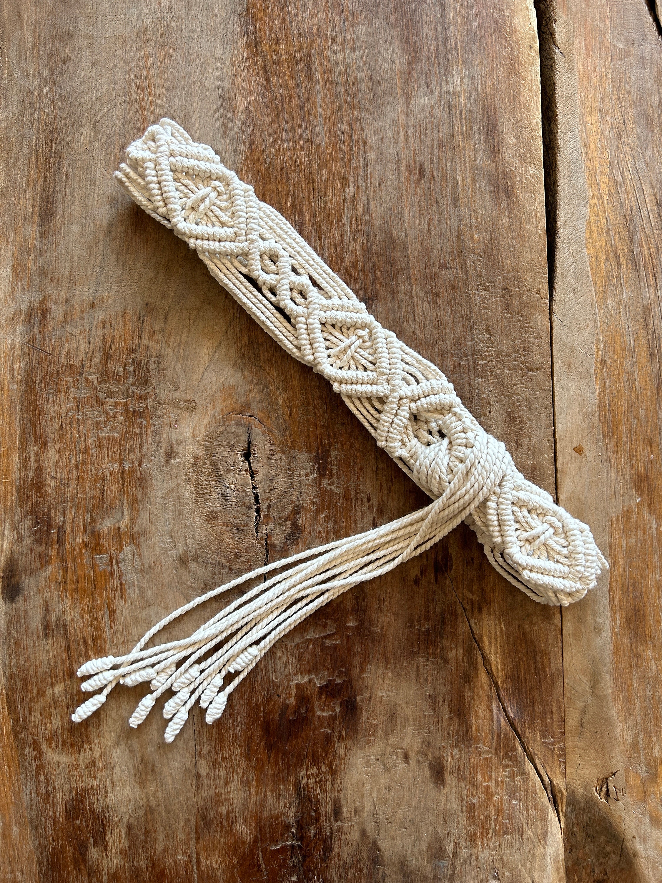 Digital Macrame Belt Pattern PKR01 - Instant Download - Etsy
