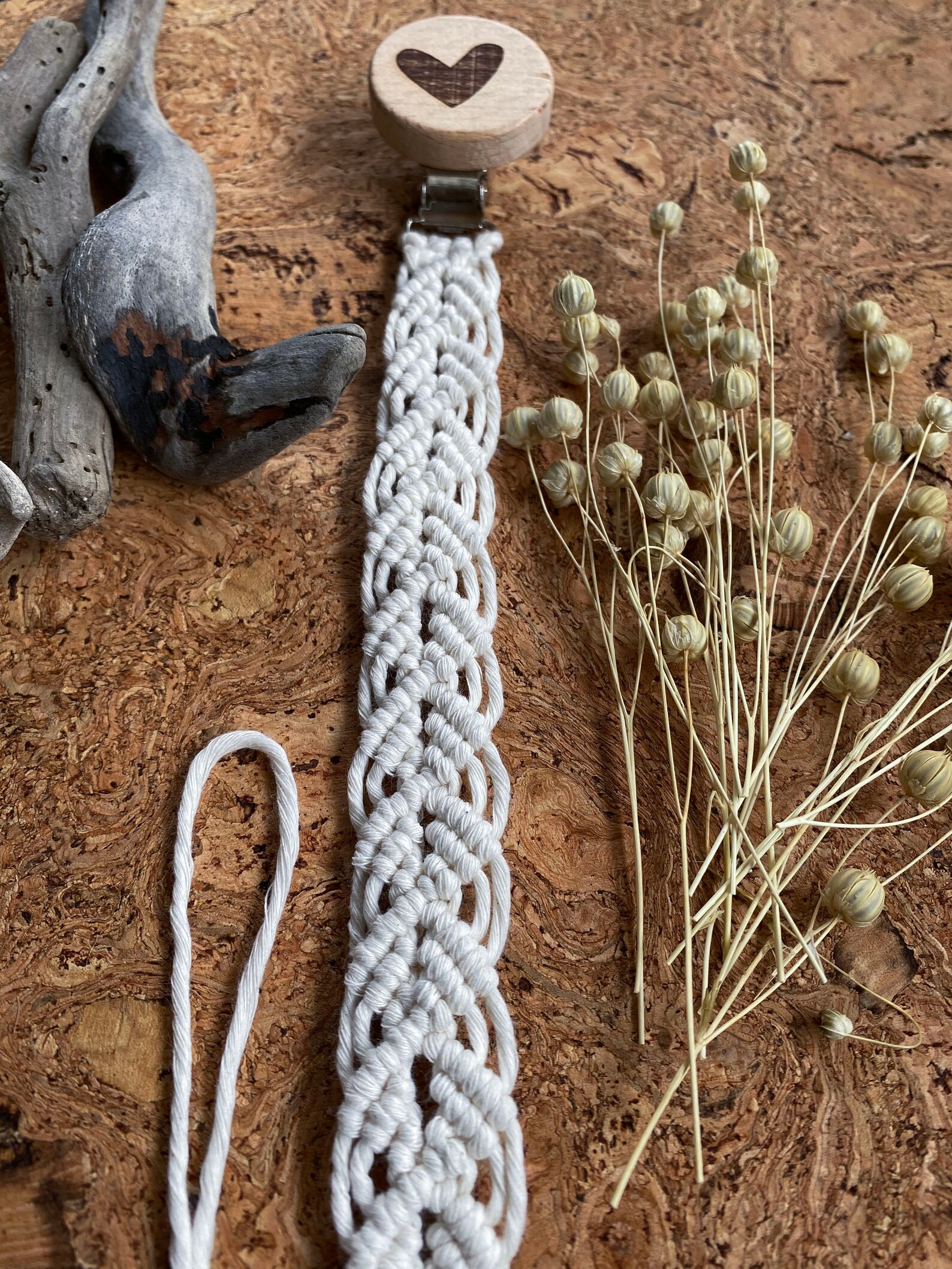 Digital Macrame Pacifier Clip Pattern PEA02 Instant Download Etsy