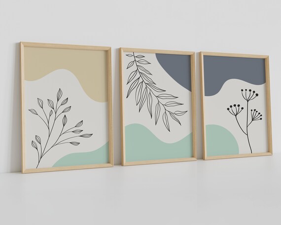 Printable Wall Art Set of 3 Digital Instant Download - Etsy