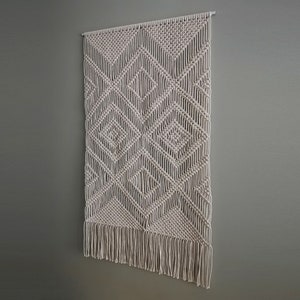 Digital Large Macrame Wall Hanging Pattern PDS64 - Instant Download