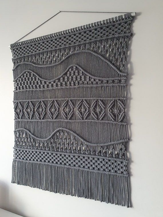 Digital Large Macrame Wall Hanging Pattern PDS60 - Instant Download