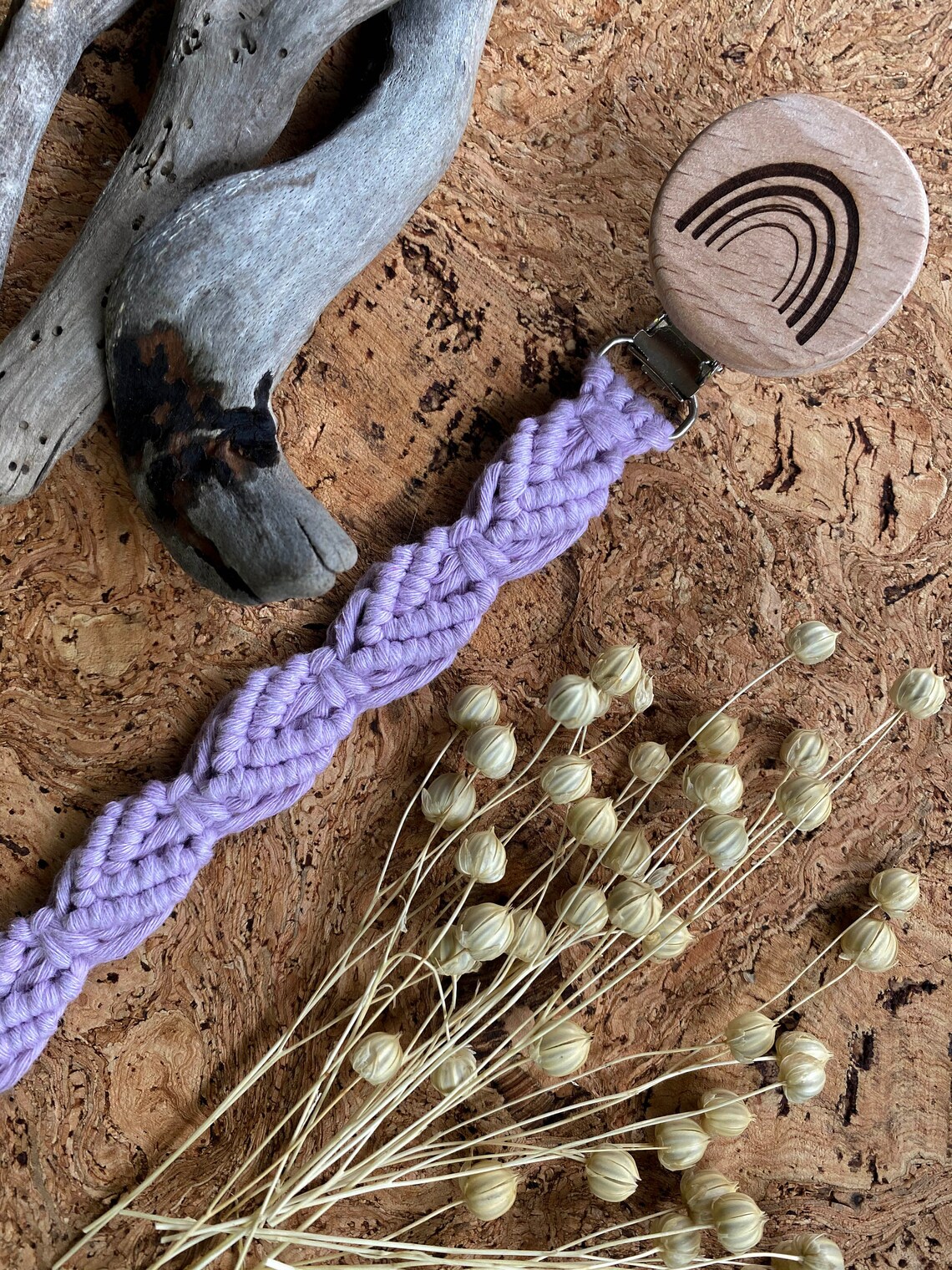 Digital Macrame Pacifier Clip Pattern PEA04 Instant Download Etsy