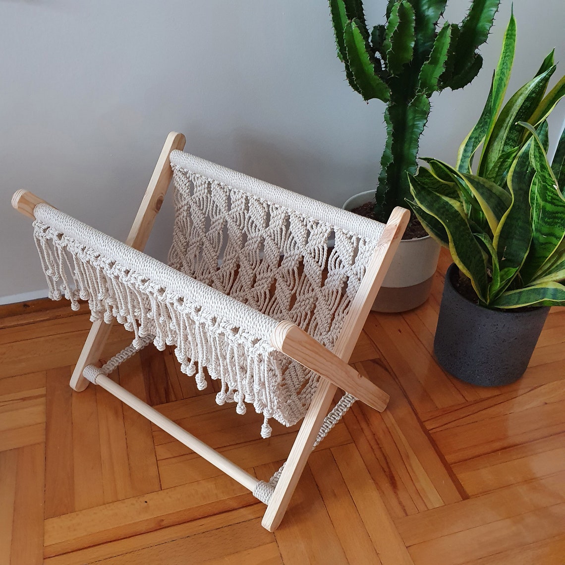 Digital Macrame Magazine Rack Pattern PG01 - Instant Download - Etsy