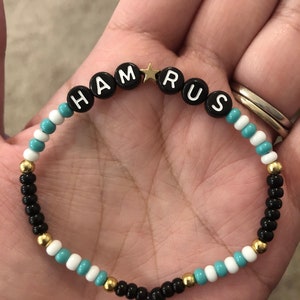 F1 Inspired - CUSTOM Driver Pairing - Choose your team themed Glass Bead Elastic Friendship Bracelet