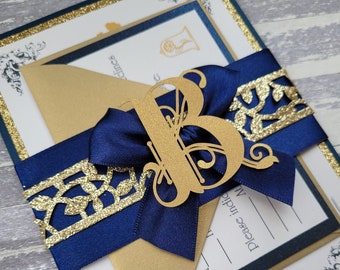 100x Beauty & The Beast Wedding Invitation Sets