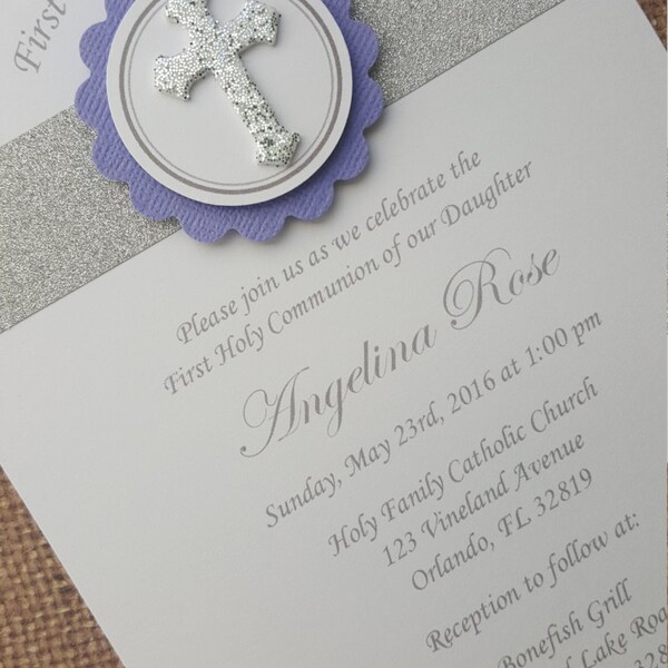10x First Holy Communion Invitation