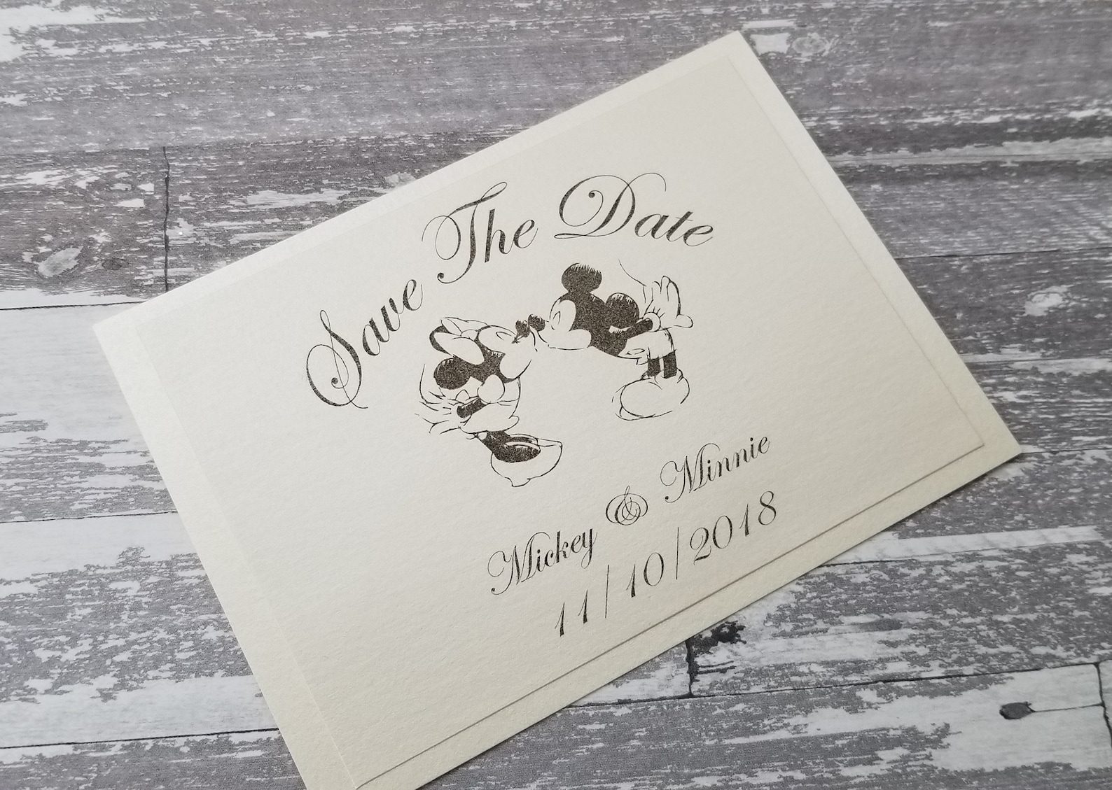 100x Mickey & Minnie Wedding Invitation Sets | Etsy
