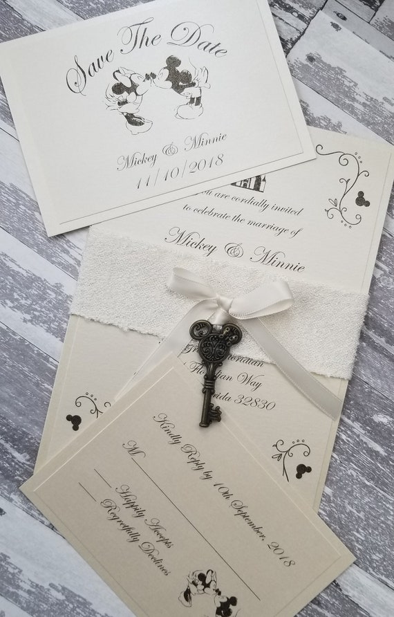 Einladungskarten Hochzeit Disney