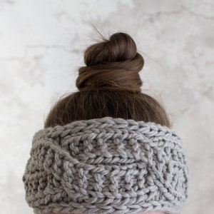Knitting Pattern Cable Stitch Knit Headband Chunky Knitted Headband Praise Brome Fields image 1