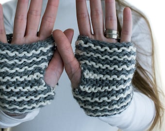 Fingerless Gloves Knitting Pattern - Curiouser