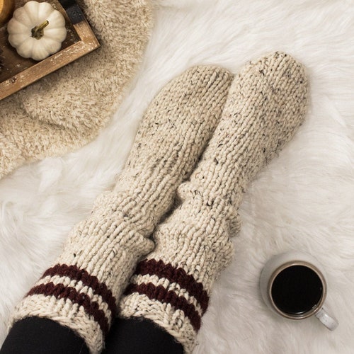 BEGINNER Sock Knitting Pattern Easy Sock Pattern Knitted Etsy