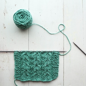 Faux Cable Dishcloth Knitting Pattern + Video Tutorial, Skip the Cables Simple Pattern, Super Soft Baby Washcloth, Jovial