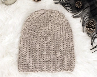 Beauty - Knitting Pattern - Slouchy Knit Hat - Brome Fields