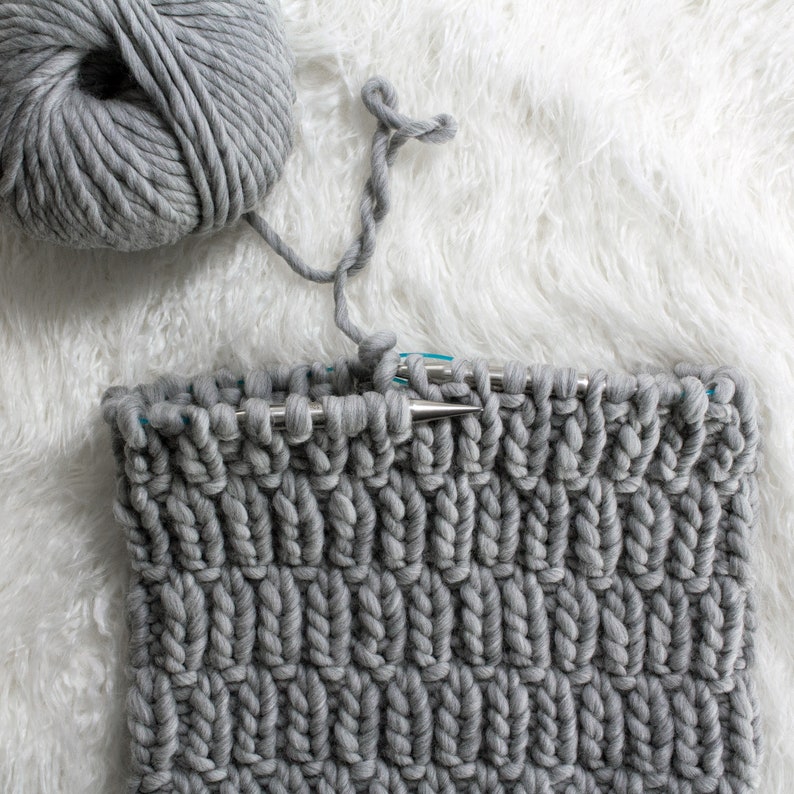 Hygge Hibernation Knitting Pattern Beginner Knit Cowl Brome Fields image 2