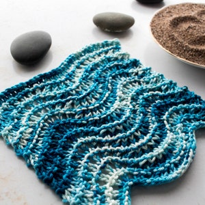Knitting Pattern, Kitchen Dishcloth Pattern, Farmhouse Washcloth, Knitted Dishtowel, Liveliness