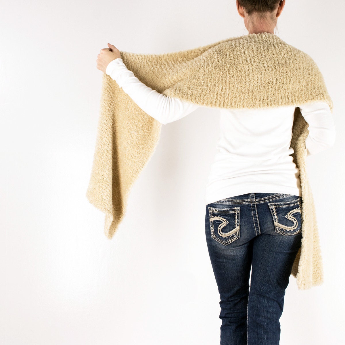 Wrap Knitting Pattern Blanket Scarf Soothe Your Soul Etsy 日本