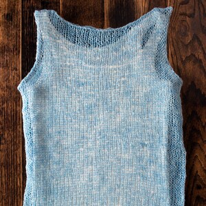 Summer Tank Top Beginner Knitting Pattern Truthfulness image 5