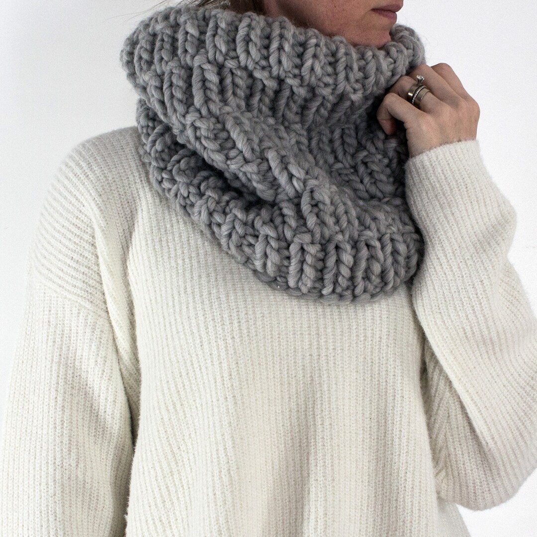 Hygge Hibernation - Knitting Pattern - Beginner Knit Cowl - Brome ...