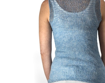 Summer Tank Top Beginner Knitting Pattern - Truthfulness