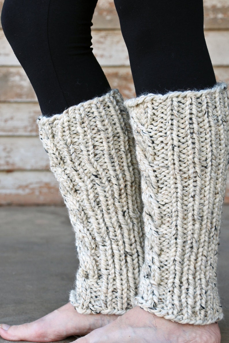 Cable Knit Leg Warmers Knitting PATTERN INVENTIVENESS a Etsy