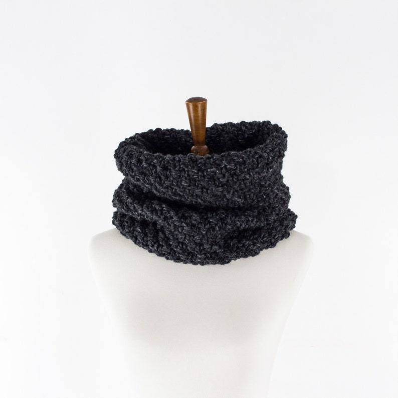 Beginners Knit Cowl Knitting Pattern Comfort Brome Fields image 1