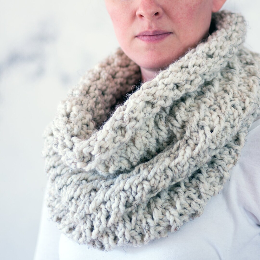 Magnanimity Knitting Pattern Cozy Knit Cowl Brome Fields - Etsy