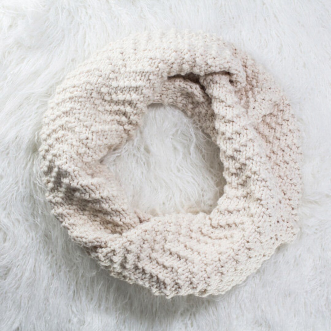 Chevron Knitting Pattern Chevron Design Knit Cowl Brome Fields - Etsy