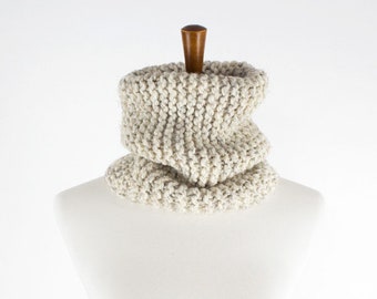 Humility - Knitting Pattern - Super Easy Infinity Scarf Knit Cowl - Brome Fields