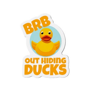 Cruise Duck Magnet - Cruise Ship Door Magnet, Hiding Cruise Ducks Magnet, Cruise Door Magnet Ideas, Cruise Door Decorations, Duck Magnet