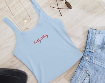 Mississippi Hotty Toddy haftowany bezrękawnik: damski strój na imprezę tailgate game day