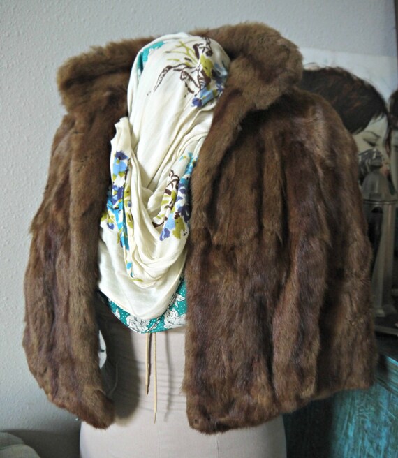 Vintage Mink Capelet