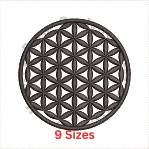 Flower Of Life 2 Sacred Geometry (Instant Download) Machine Embroidery Design
