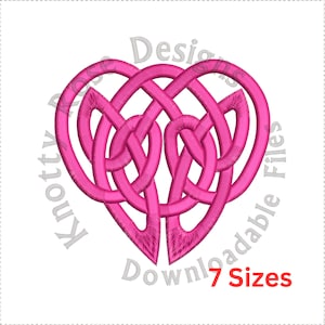 Celtic Knotwork Heart 1 (Instant Download) Machine Embroidery Design