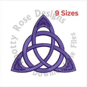 Celtic Knotwork Triquetra (Instant Download) Machine Embroidery Design