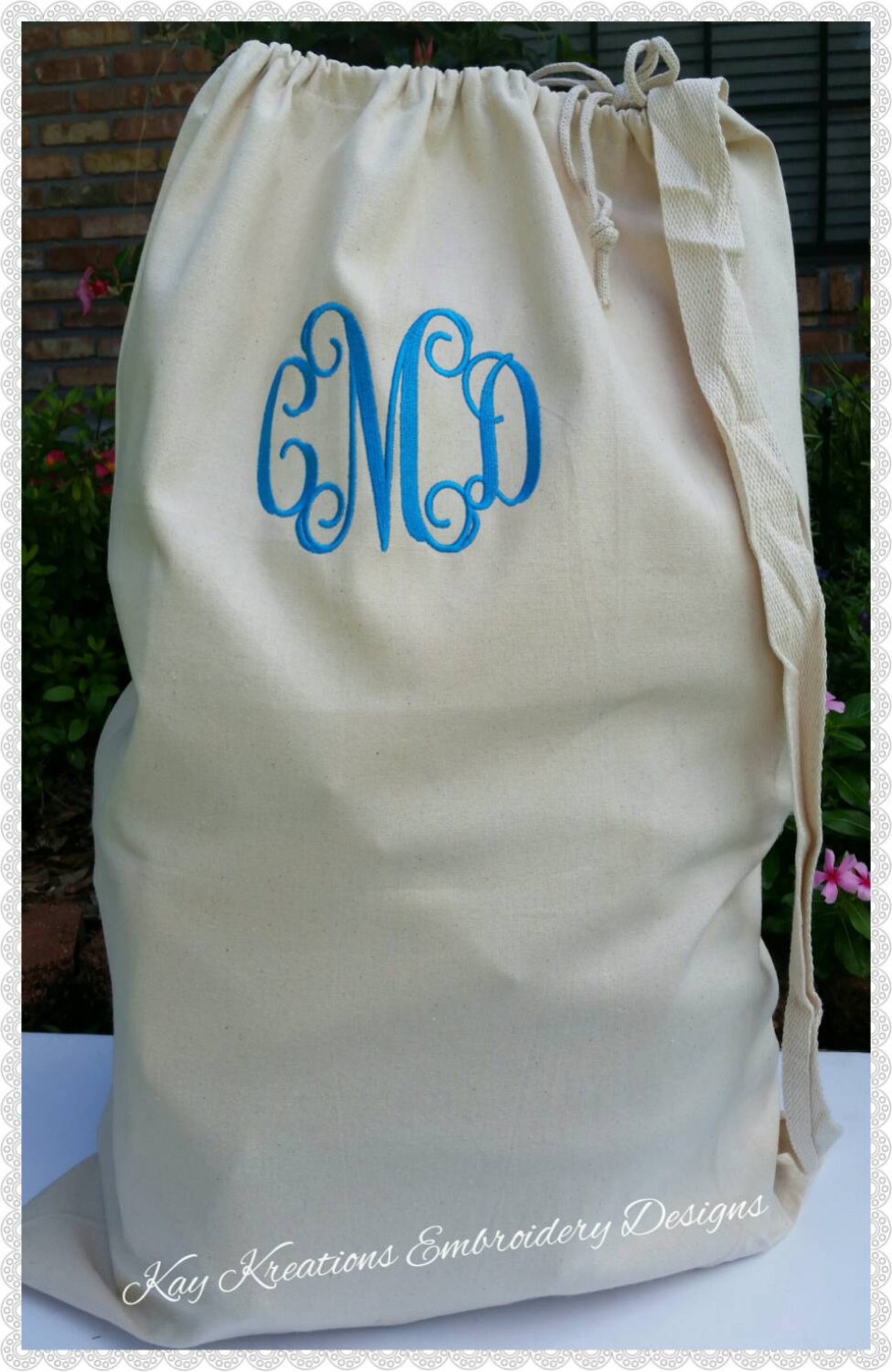 Monogrammed Laundry Bags Duffle MonogrammedXXLarge Etsy