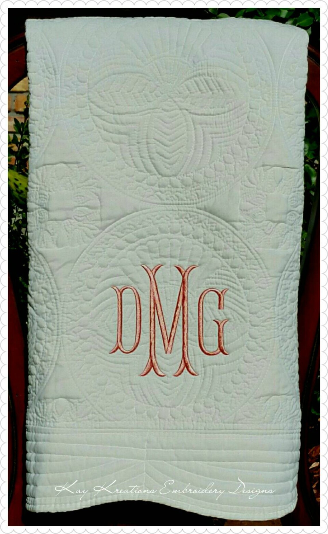 Monogrammed Baby Blankets Girls & Boys Quilted Baby Blanket Etsy