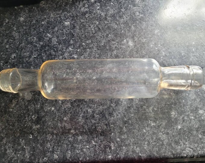 Antique Glass Rolling Pin Etsy
