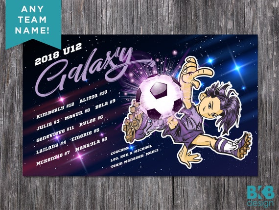 Custom Vinyl Soccer Team Banner Sports Team Banners Team Etsy