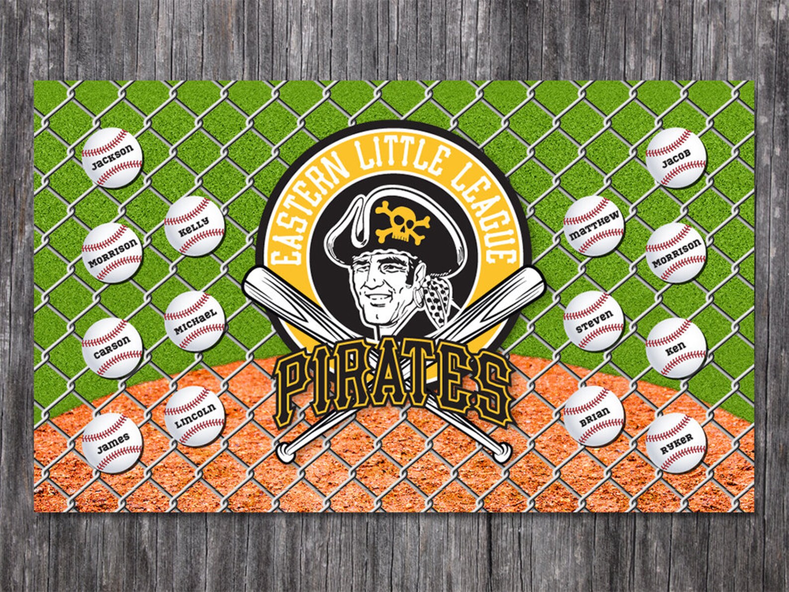 Custom Vinyl Baseball Banner Little League Banner TBall Etsy