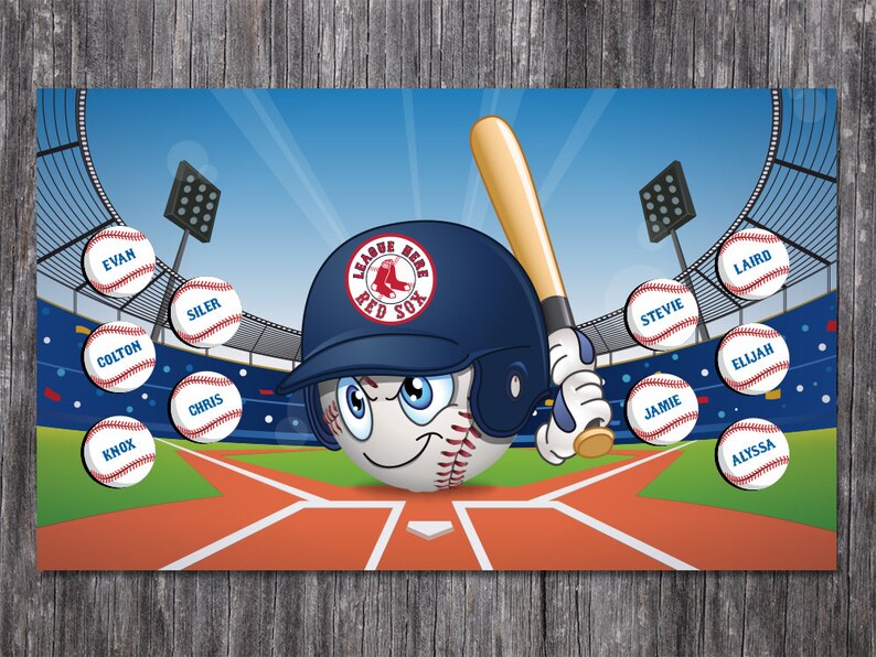 Custom Vinyl Baseball Banner Little League Banner TBall Etsy