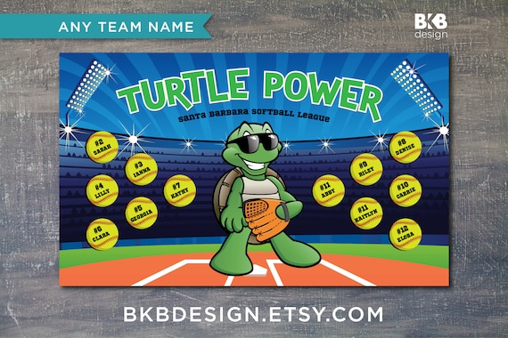 Custom Vinyl Softball Banner, Little League Banner, T-Ball Banner, Softball Banner, Team Banner - Red Hawks Il_570xn