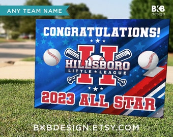 Custom All Star Lawn Sign