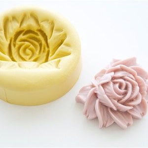 牡丹の花のシリコン型