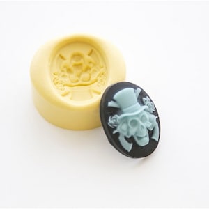 Skeleton Cameo Silicone Mold