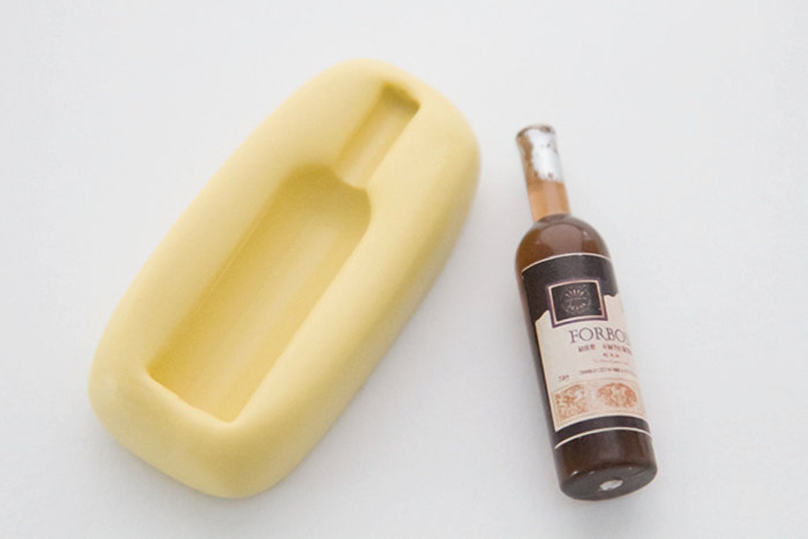 Wine Bottle Silicone Mold Etsy
