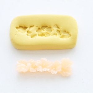 Floral Barette Silicone Mold