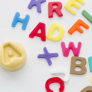 Alphabet Letter Silicone Mold Small