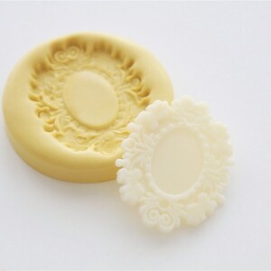 Cameo Setting Frame Silicone Mold